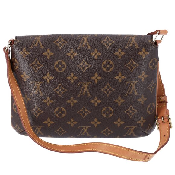 Louis Vuitton Brown Monogram Musette Tango Shoulder Bag Crossbody M51257 - Picture 7 of 12